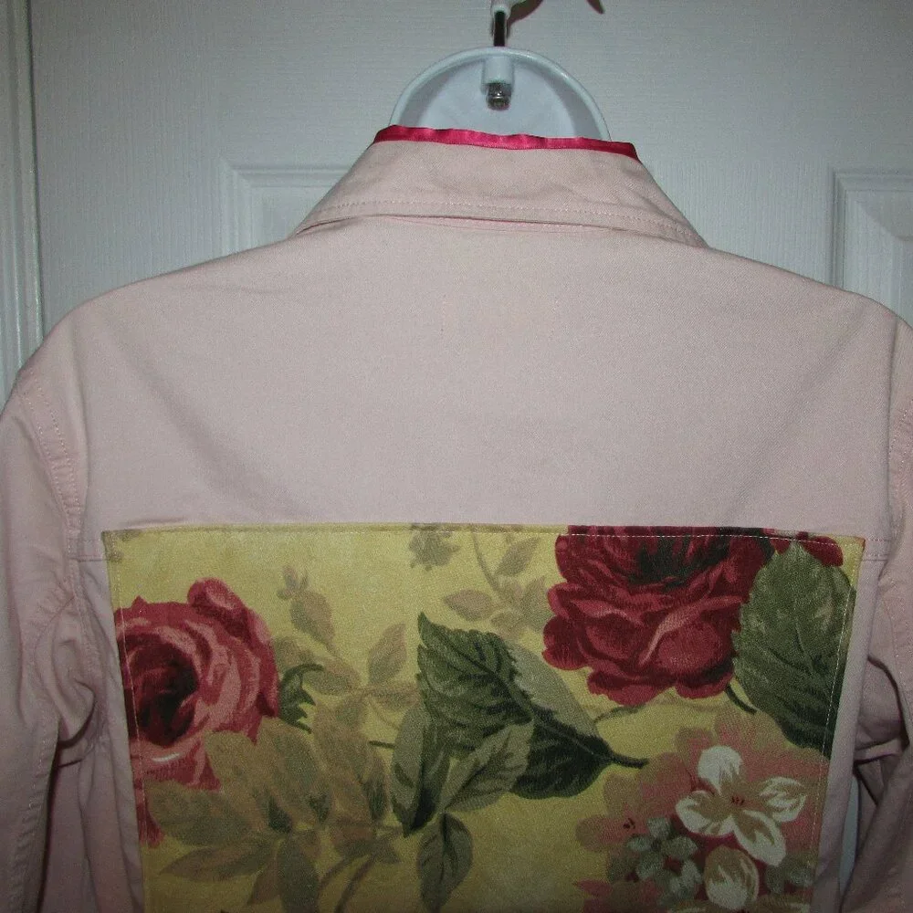 PRINTEMPS Pink Denim Customized Jacket - Picture 12 of 16
